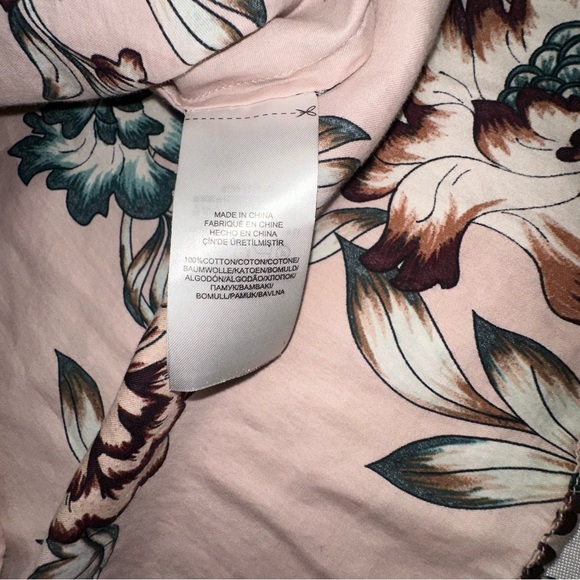 Lauren Ralph Lauren Womens Shirt Size 1x Pink Floral Long Sleeve Button Down Top - Picture 7 of 9